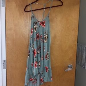 Green beach cover up